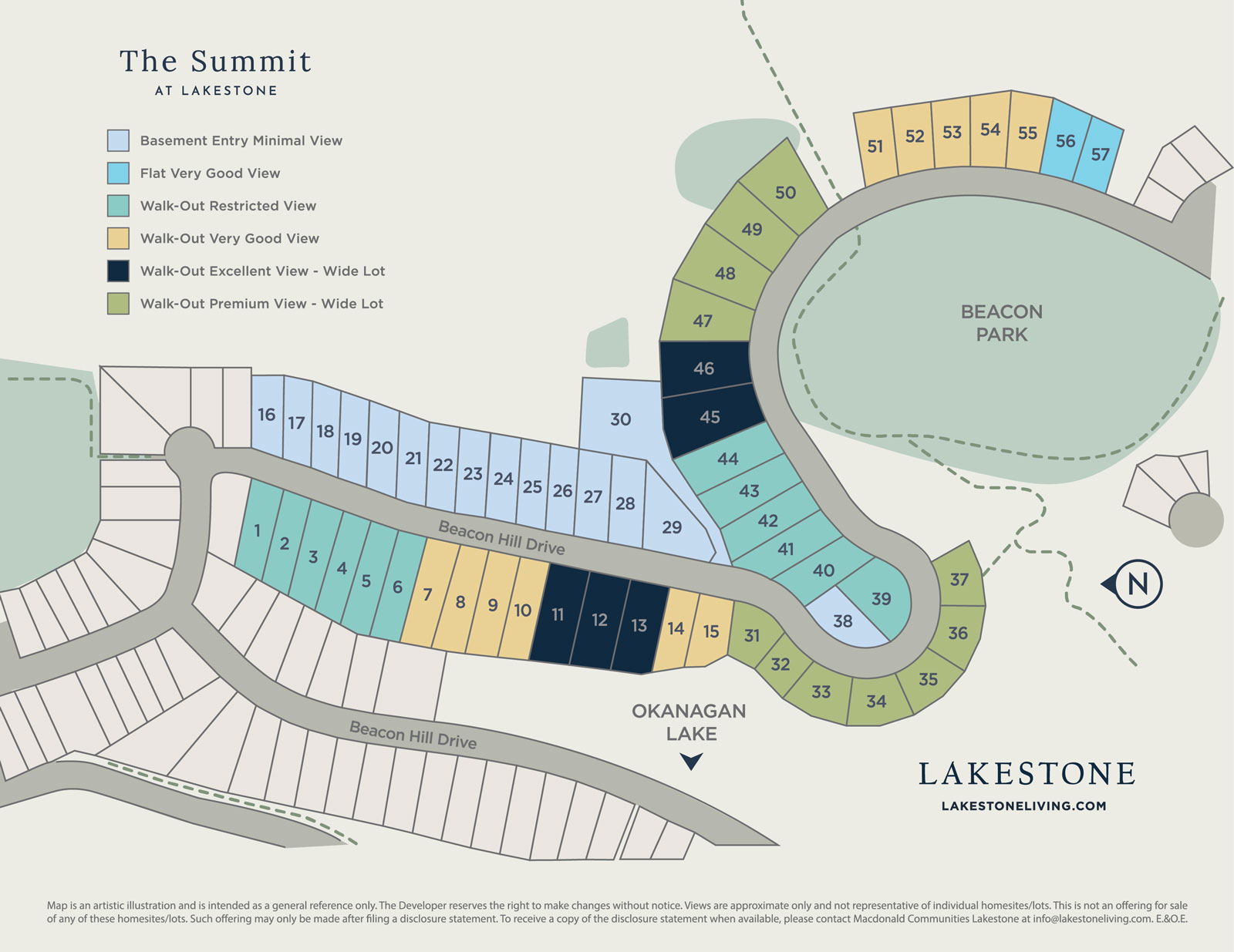 Lakestone Summit Neighbourhood Map and Lots